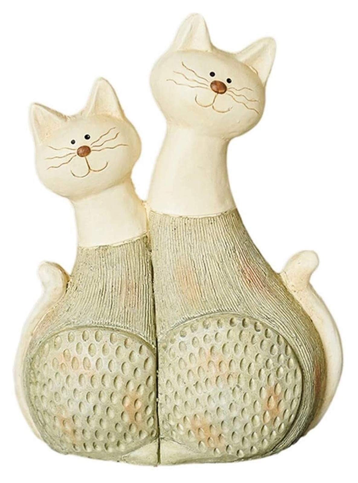Amazon.co.jp: 彫刻 置物・オブジェ ガーデン猫像、動物猫彫刻かわいい
